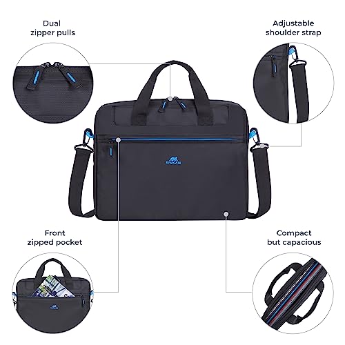 Rivacase 8027 housse ordinateur portable 14 pouces noire pc mac