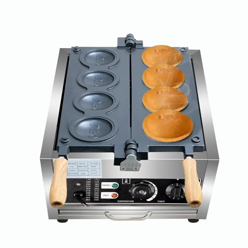 Maszyna do Lodowych Burgerów, Maszyna do Burgerów Ufo 4 Sztuki, Maszyna do Wafelów z Nadzieniem Lodowym, Prasa do Kanapek i Nieprzywierająca Prasa Panini 3000W Maszyna do Prasowania Panini Gelato