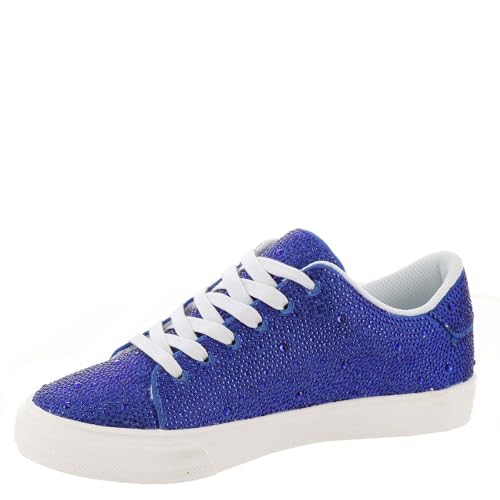 Masseys Women's Veronica Rhinestone Studded Fashion Sneaker4