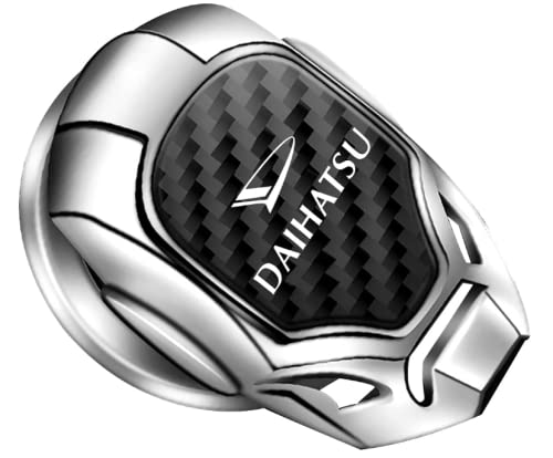 (MHNETY)エンジンプッシュボタン カバー ダイハツに適し車のスタートストップボタンスイッチ装飾カバー スイッチカバー 車用スタートボタンリング エンジンプッシュリング エンジンスターターカバー 亜鉛合金+炭素繊維製 3D 機械設計エンジンボタンカバー