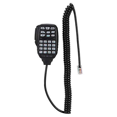 VBESTLIFE Zweiwege-Funklautsprecher, mobiles Handmikrofon HM-133V mit 8-poligem Kristallanschluss für ICOM ID-800H ID-880H IC-2800H IC-2820H IC-V8000