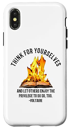 Custodia per iPhone X/XS Amanti del libro e della lettura vietato Book Week Book Nerd Apparel