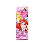 Disney Princess Bath Towel Set Featuring Cinderella, Belle, and Ariel