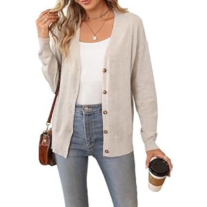 Arach&Cloz 2025 Wool Blended Cardigan Sweaters for Women Spring Fashion Lightweight Button Clothes Business Casual Outfits