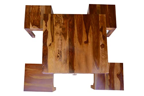 Image of Sheesham Wood Coffee Table (7)