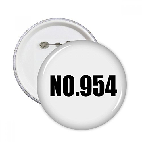 Pins Numéro Chance 954 pour personnaliser un sac à dos en toile
