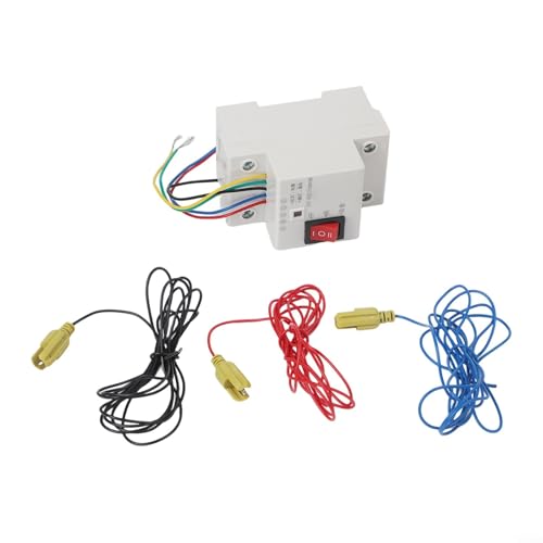 Controlador automático de nivel de agua DF-96DK, 20A 220V 50Hz Interruptor controlador compatible con detección de nivel de líquido de tanque, ABS ignífugo, alto