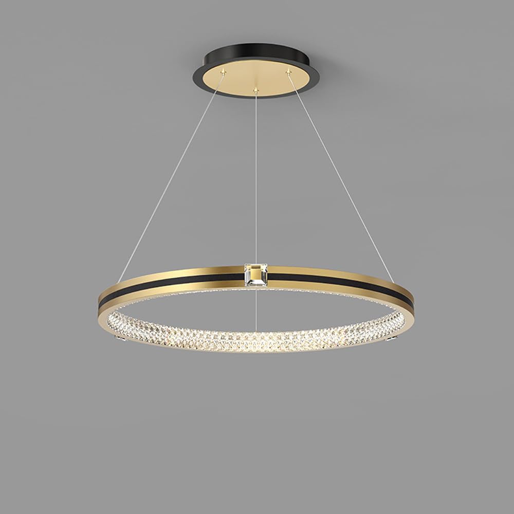 Lustre de luxe à LED suspendu pour illuminer la salle à manger