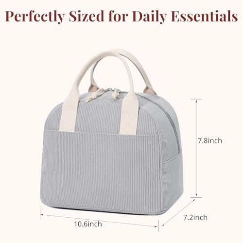 Image of LOVELYWIND Lunch Box for Women Cute Lunch Bags for Women Lunch Tote Bags Reusable Insulated Lunch Box Large Capacity Reusable Insulated Cooler for Work or Travel Gifts or Beach