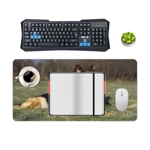 Mouse Pad grande antideslizante de goma para escritorio miniatura 4