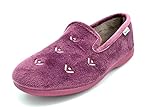  Muro 4018 Vino - Zapatilla de paño para casa (37 EU)