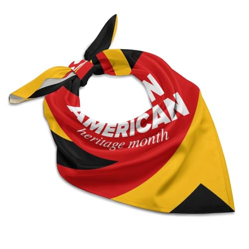 Csemeie German American Heritage Month Bandana Hair Scarf Headband Adjustable Neckerchief for Men Women Decor