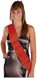 Satin Sash (red) Party Accessory (1 count) (1/Pkg)