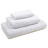 CASTMA Juego de 3 Toallas de Rizo USA Peinado Premium 100% algodón (600gr)...