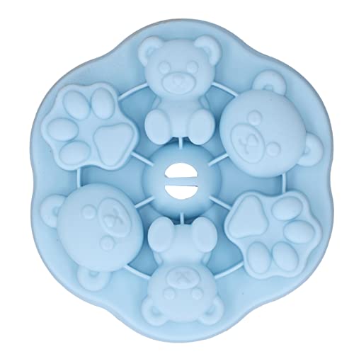 Molde de silicona para cubitos y pastel con tapa miniatura 6