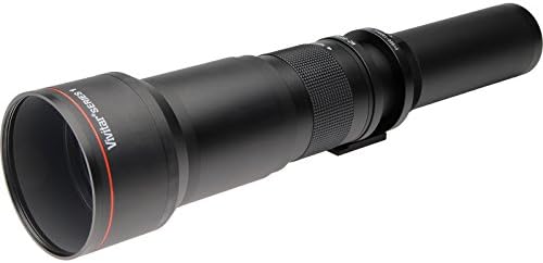 Vivitar 650-1300mm f/8-16 Telephoto Lens (Black) (T Mount)