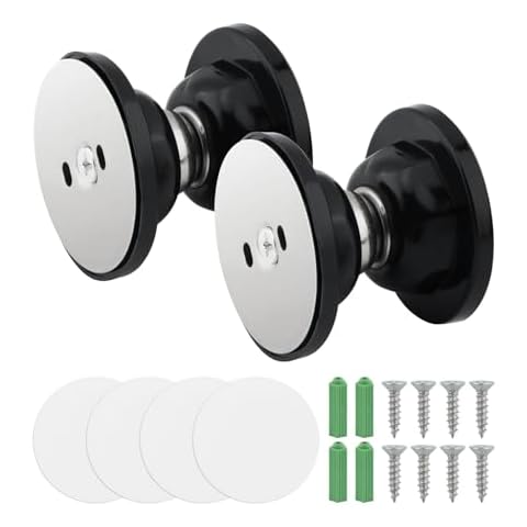 RV Door Holder, Magnetic Door Catch for RV Baggage Door, 2PCS Silicone Door Stopper with Adhesive and Screws, Door Holder Catches for RV Camper Trailer Cover