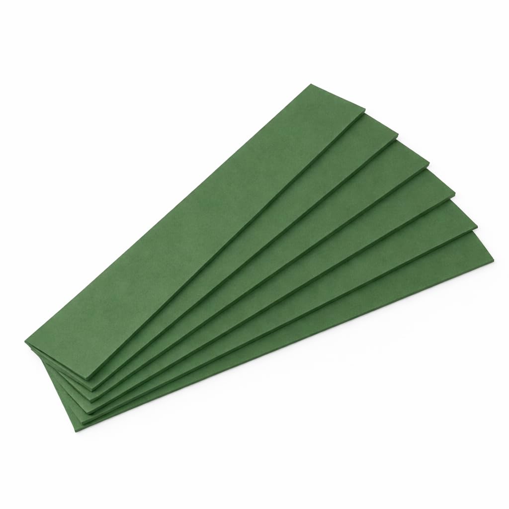 15PCS 6mm Wall Panelling Kit Shaker Style 3D Wall Panel Kit | MDF Green Wall Panels - Paintable Accent Panel Kit for a Stylish Upgrade to Any Home Decor 100cmx10cm (15)