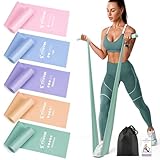 Stretch Bands for Exercise, 5 Levels Resistance Bands for Working Out, Exercise Bands for Physical...