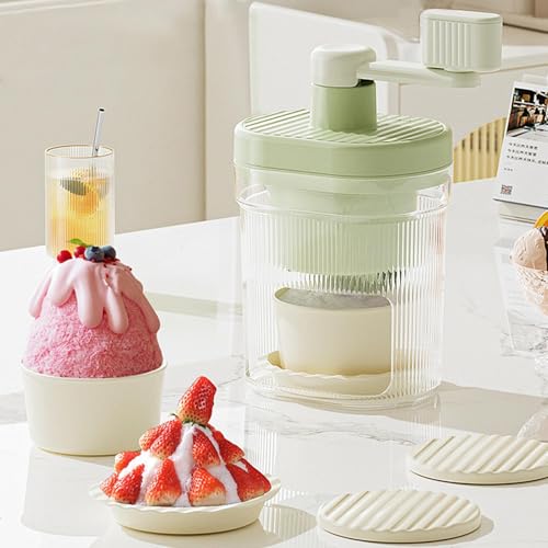 Máquina de hielo nevado portátil para refrescar tus bebidas y postres caseros en familia 6