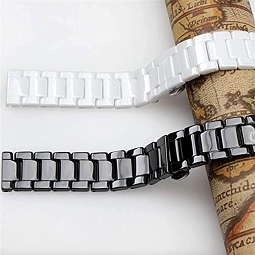 Bracelet en acier inoxydable 22 mm et céramique avec boucle déployante - 5