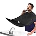 Tablier de Barbe, Bavoir à Barbe Laissez votre salle de bains propre Cape de barbier avec Ventouse Tablier ramasse-Poils pour Un Rasage Facile - Cadeau pour Homme Barbu (noir)