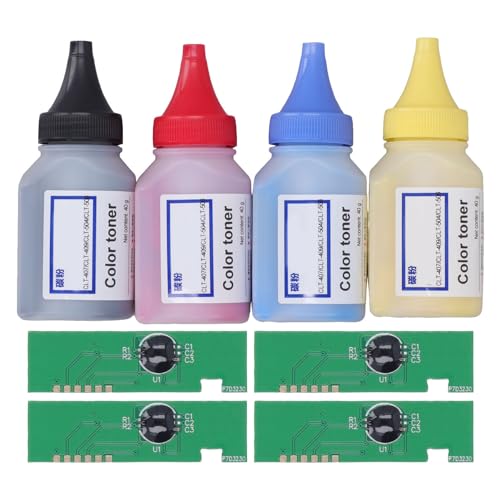 Kit de recharge de poudre de toner 4 couleurs pour imprimante laser 2300 pages