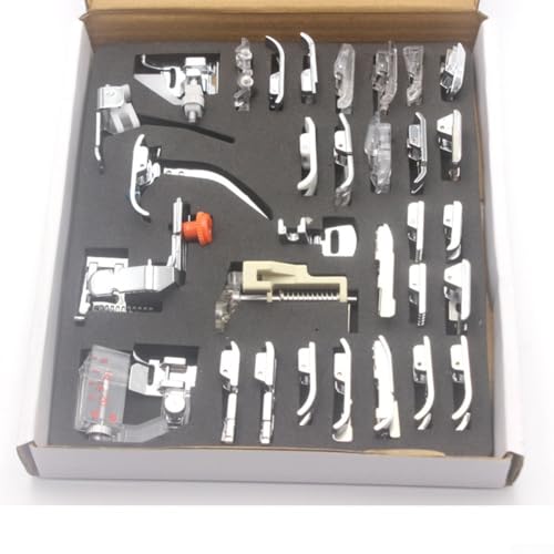 Juego de 32 Pies de Prensatelas para Máquina de Coser miniatura 6