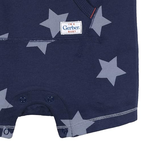 Image of Gerber Baby Short Sleeve Romper