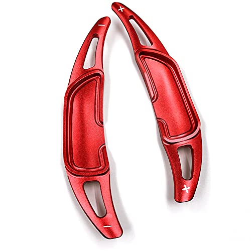 AOWIS Steering Wheel Shift Paddles Accessories for Mercedes Benz AMG GLA45 SL63 A45 C63 E63 S65 CLS6 W176 W213 W222 (Red)