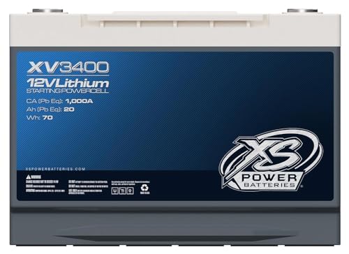 Batería XS Power XV3400, Litio Titanato, 12V, 1000 amperios miniatura 2