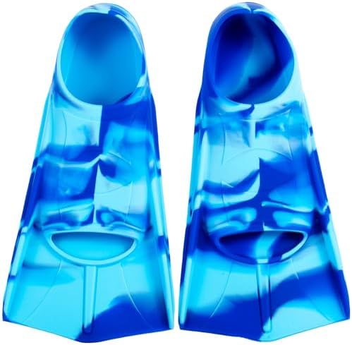 YOTAN Schwimmflossen Kinder | 100% Silikon Kurzflossen | Training Flossen | leichte Kurze Trainingsflossen | Trainingsschwimmflossen für Training im Schwimmen für Kinder Mädchen Ju