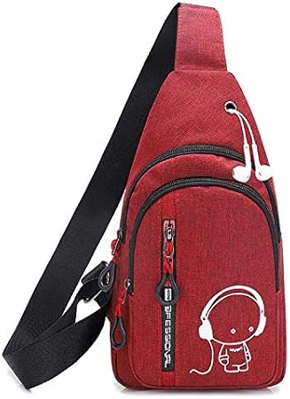 Amazon.com: Mochila de hombro para hombre de la honda del pecho de la  mochila Fanny Pack Crossbody Travel Sport, Rojo), HXWX-2vbxoDrN3C1 : Ropa,  Zapatos y Joyería