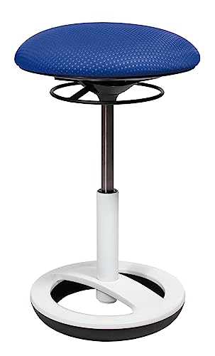 Preisvergleich Produktbild Topstar Bürohocker Sitness Bob Alu weiß lackiert blau