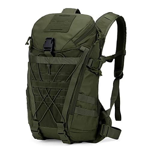 Mardingtop 28L Militaire Armée Sac à Dos Tactique multifonctionnelles Rangement Adulte Sacs à Dos Trekking/Randonnée/en Plein air Armée verte Cover