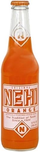 Nehi Orange Soda, 12 Ounce (6 Glass Bottles)