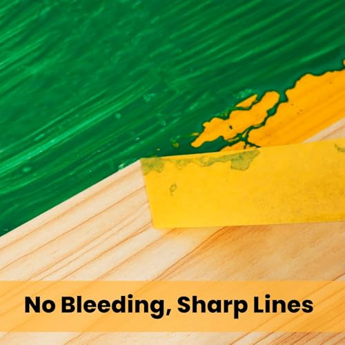 Image of TAPEBEAR 36Rolls Delicate Surface Advanced Masking Tape 0.94 inch x 60Yard, Low Tack Orange Washi Tape Indoor Painters Tape Decorating with No Paint Bleed, Sharp Lines, Surface Damage-Free