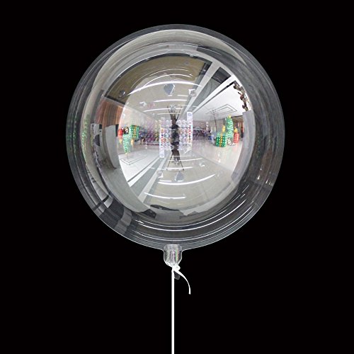 gaeruite Globo de burbujas redondo, 10 unidades, transparente, globo decorativo de helio transparente, globo de espuma para cumpleaños, fiestas, bodas, fiestas, sin arrugas, pvc, As Show, B:18 inches