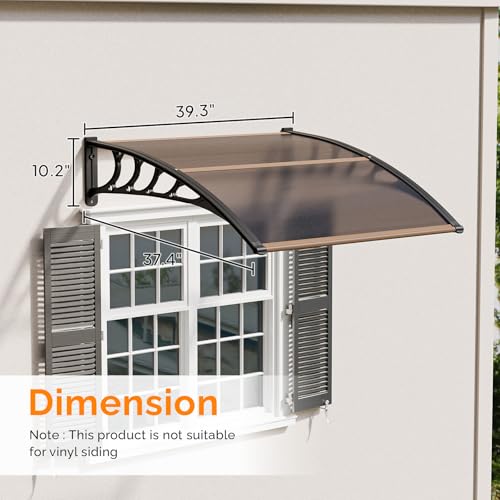 image for VINGLI Window Awning Door Canopy, 40