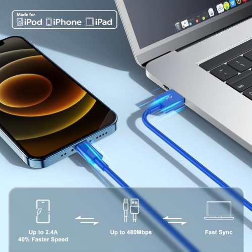 10ft iPhone Charger, [Apple Certified] Long Apple Charging Cord,10 Feet Original Lightning to USB Cable,10 Foot iPhone Charging Cable for iPhone 14 Pro Max/14/13 Pro/12 Mini/11/XS/XR/8/7/6S/5/SE,iPad by pukerehab - Image 7