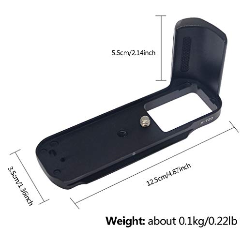 Mcoplus Mco-Xt20/Xt30 Metal Hand Grip Quick Release L Plate As Mhg-Xt10 For Fujifilm Fuji X-T10, X-T20 & X-T30 Cameras #TOP4