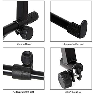 Fesjoy Support de piano électronique Riser – Support de clavier électronique – Universel – Style X – Réglable – Accessoire pour instrument de musique - Les Beatles, Paul McCartney, John Lennon, RIngo Starr, George Harrison Fesjoy Support de piano électronique Riser - Support de clavier électronique - Universel - Style X - Réglable - Accessoire pour instrument de musique – Image 6