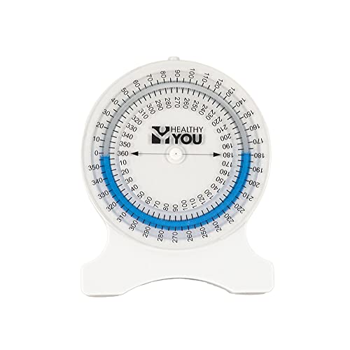 Healthy You Range of Motion Inclinometer with Easy Adjust Dial