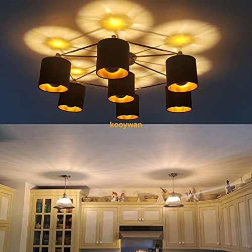 Gold Crown Mirror Lights Bulb 6W(60W Equivalent)Half Chrome Lights Bulb Dimmable E27 LED Edison Bulb G80/G25 Globe Shape Decorative LED Bulb Half Reflected Light 2700K Soft White Pack of 2