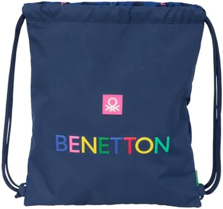 BENETTON DAMERO - Mochila Saco Plano Grande, Mochila, Ideal para ...