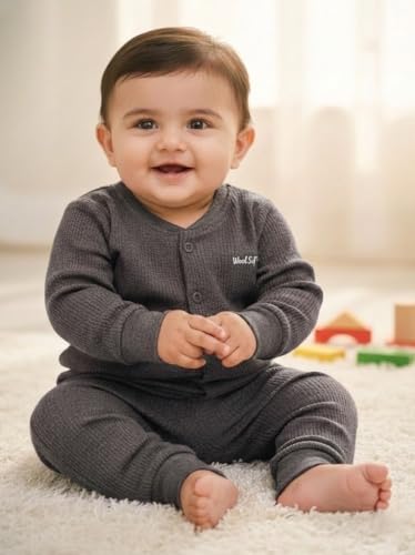 Image of Top and Pyjama Set Thermal for Unisex Baby