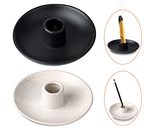 2 Ceramic Palo Santo Holder Incense Burner for Palo Santo Wood Palo Santo Sticks Holder Ceramic Holder for Palo Santo Sticks