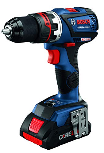 Bosch Gsr18V-535Fcb15 18V Ec Brushless Connected-Ready Flexiclick® 5-In-1 Drill/Driver System And (1) Gfa18-H Sds-Plus® Rotary Hammer Attachment With Side Handle #TOP3