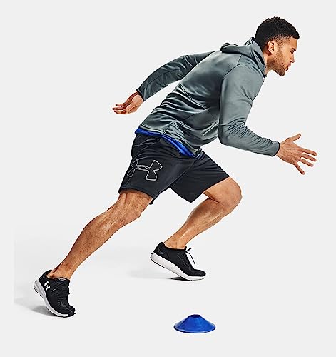 Under Armour Men's Tech Graphic Shorts , Black (001)/Graphite , Small #TOP7