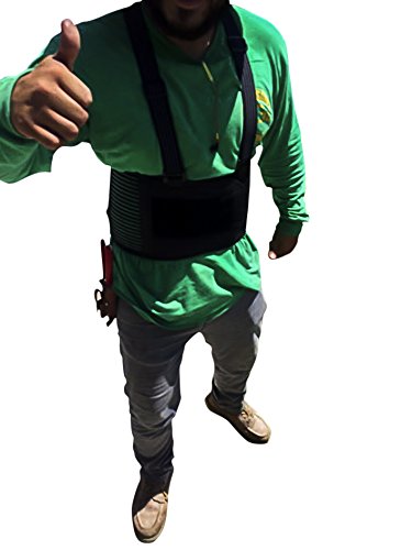 Copper Active Back Braces for Men and Women | Straightens Lower Back ­| Comfortable Fit with Shoulder Support with Adjustable Waist Belt - For Men/Women ­ 100% Satisfaction Guaranteed! (Large)